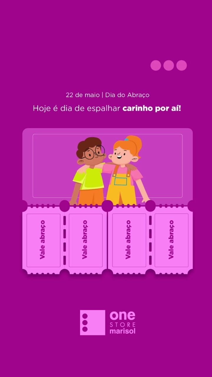 DIA DO ABRAÇO 22 DE MAIO
