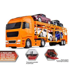 CAMINHÃO DIAMOND TRUCK CEGONHEIRA LARANJA ROMA