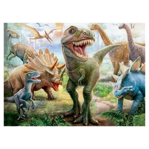 QUEBRA-CABEÇA 100 PEÇAS DINOSSAUROS GROW 2660