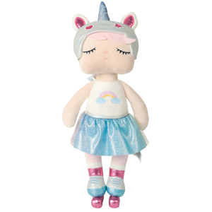 BONECA ANGELA UNICORNIO PATINADORA 33CM