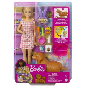 BARBIE FAMILY FILHOTES HCK75