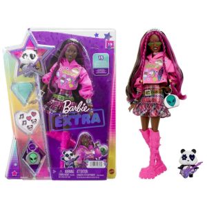 BONECA BARBIE CABELO ROSA EXTRA N19 GRN27