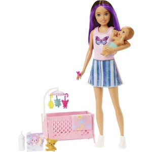 BONECA BARBIE HORA DE DORMIR SKIPPER BABYSITTING ADVENTURE