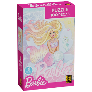 QUEBRA-CABEÇA 100 PEÇAS BARBIE BRILHANTE GROW 4587
