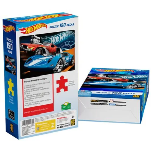 QUEBRA-CABEÇA 150 PEÇAS HOT WHEELS GROW 04170