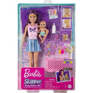 BONECA BARBIE HORA DE DORMIR SKIPPER BABYSITTING ADVENTURE