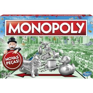 JOGO DE TABULEIRO MONOPOLY NOVOS TOKENS C1009
