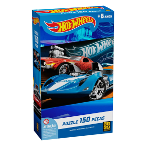 QUEBRA-CABEÇA 150 PEÇAS HOT WHEELS GROW 04170