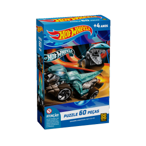 QUEBRA-CABEÇA 60 PEÇAS HOT WHEELS 4169 GOW