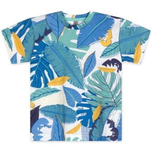 CAMISETA FOLHAS MANGA CURTA BEBÊ MASCULINA TIGOR T. TIGRE 10211508