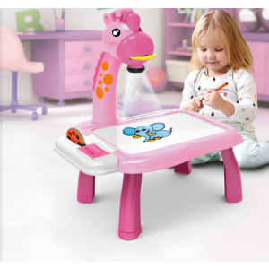 MESA LOUSA DE PINTAR COM PROJETOR DE DESENHO COM MÚSICA