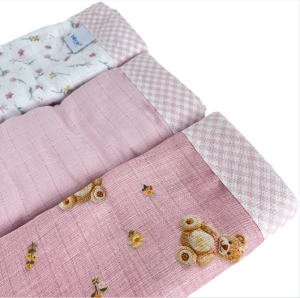PANO DE BOCA ESTAMPADO URSO BABY JOY