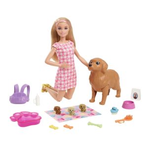 BARBIE FAMILY FILHOTES HCK75