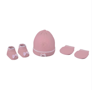KIT GORRO, LUVA E SAPATINHO RN PIMPOLHO 6214