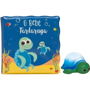 KIT LIVRINHO DE BANHO E TARTARUGUINHA 7495