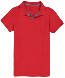 CAMISETA GOLA POLO INFANTIL MASCULINO ESSENCIAL SLIM COR 0045